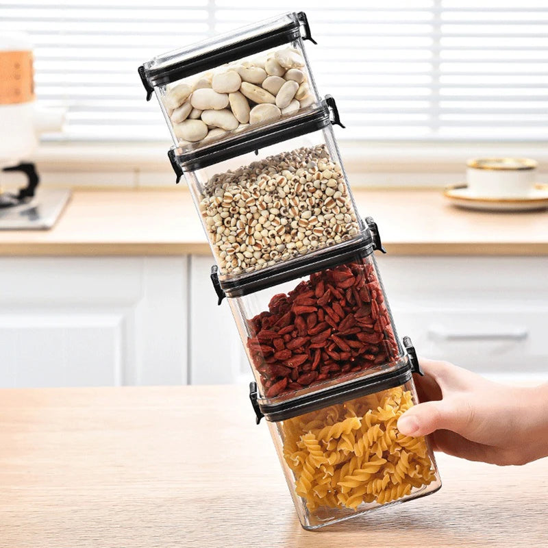 Airtight Kitchen Storage Jars – Durable &amp; Moisture-Proof for Fresh Food Storage