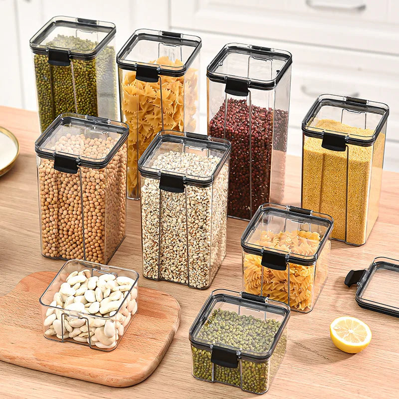 Airtight Kitchen Storage Jars – Durable &amp; Moisture-Proof for Fresh Food Storage