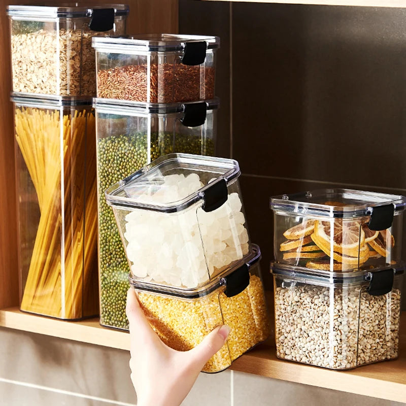 Airtight Kitchen Storage Jars – Durable &amp; Moisture-Proof for Fresh Food Storage