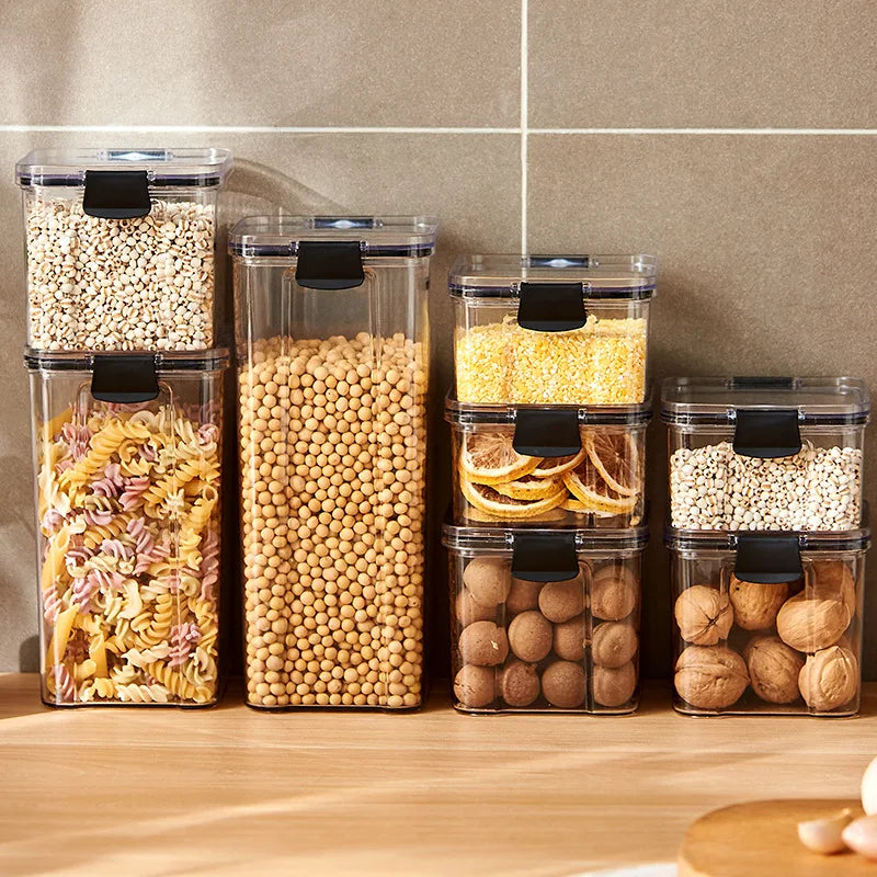 Airtight Kitchen Storage Jars – Durable &amp; Moisture-Proof for Fresh Food Storage