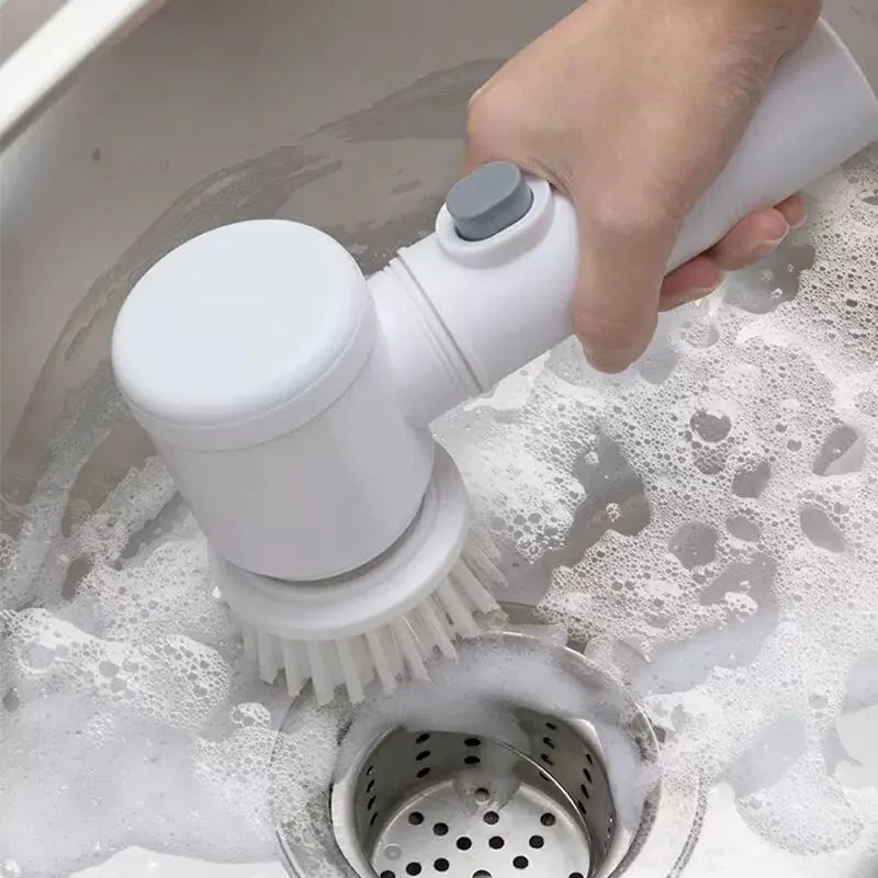 Wireless Electric Cleaning Brush – Multi-Functional Power Scrubber for Kitchen & Bathroom