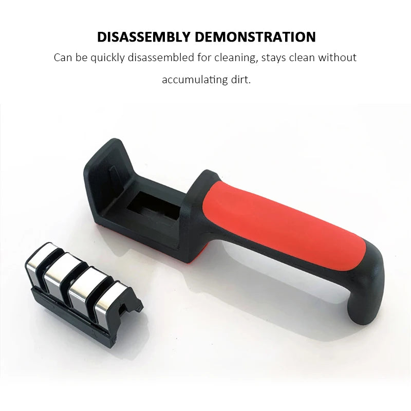 3/4-Segment Multi-Functional Knife Sharpener – Handheld & Durable