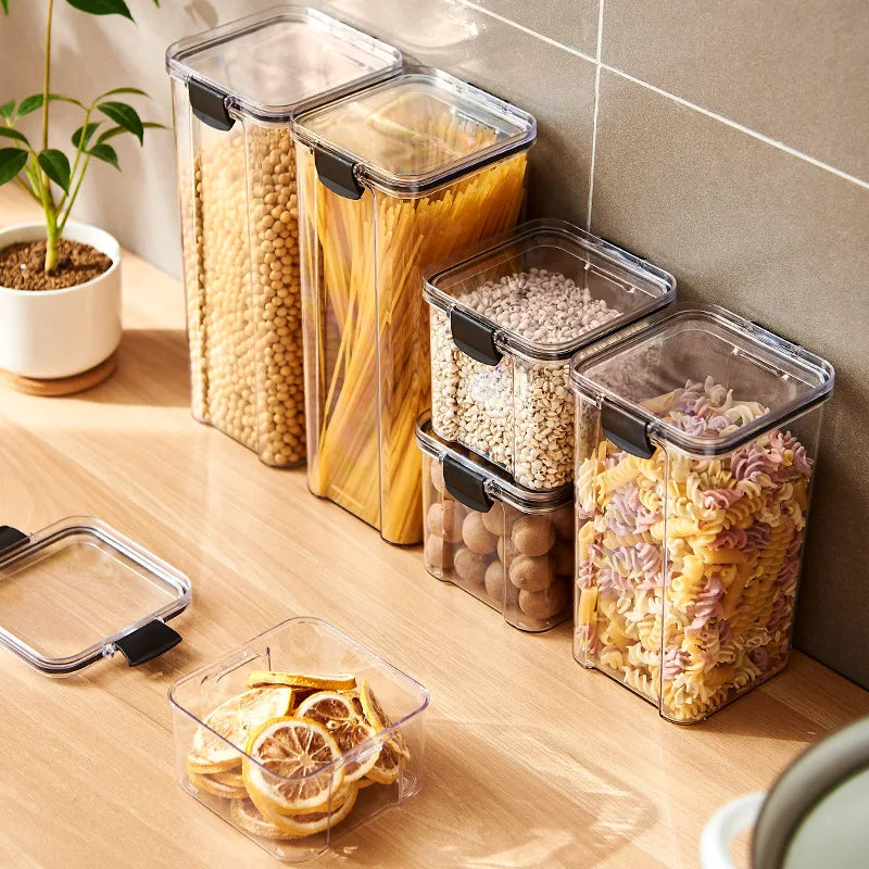 Airtight Kitchen Storage Jars – Durable &amp; Moisture-Proof for Fresh Food Storage