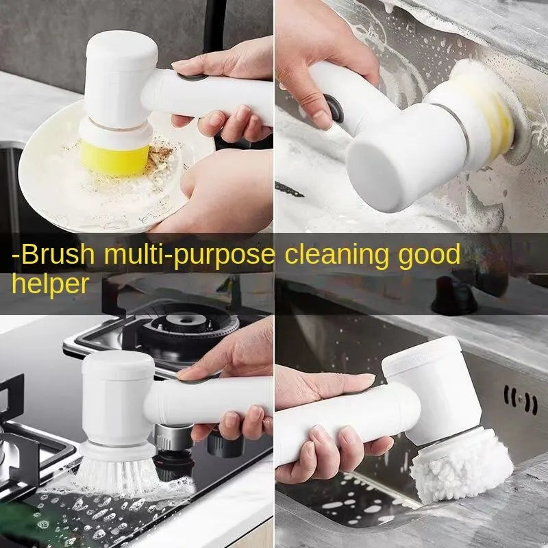 Wireless Electric Cleaning Brush – Multi-Functional Power Scrubber for Kitchen & Bathroom