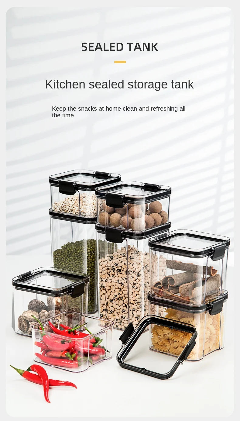 Airtight Kitchen Storage Jars – Durable &amp; Moisture-Proof for Fresh Food Storage