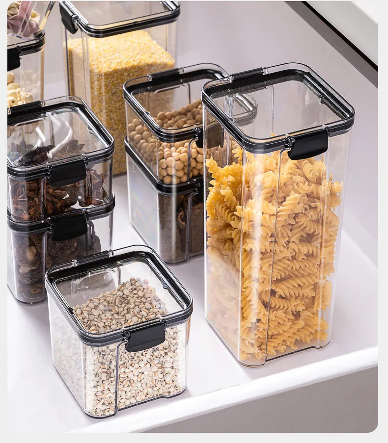 Airtight Kitchen Storage Jars – Durable &amp; Moisture-Proof for Fresh Food Storage